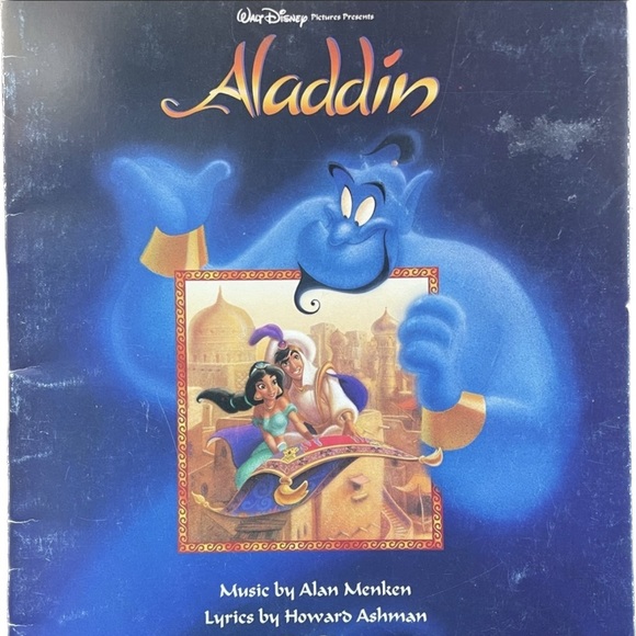 Disney Other - Aladdin Flute Music Book Disney